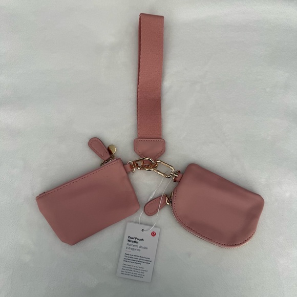 Lululemon Dual Pouch Wristlet - pink - Picture 2 of 3